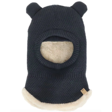 Calikids - Balaclava - Cagoule multifonction en tricot doux - Noir